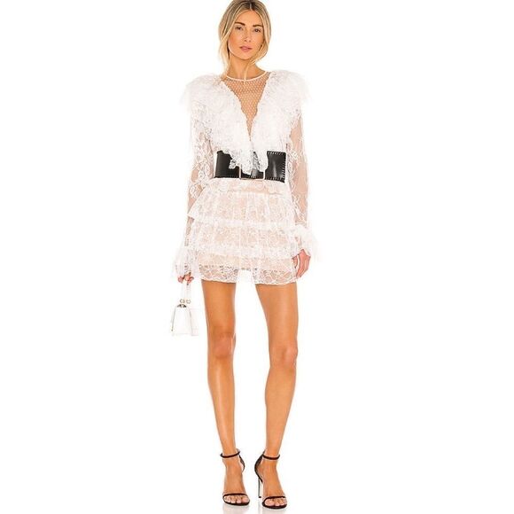 Free People BRONX & BANCO Rebecca Blanc Mini Dress - Picture 7 of 9